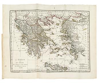 BARTHÉLÉMY, JEAN-JACQUES. Recueil de Cartes Geographiques, Plans, Vues et Medailles de LAncienne Grece.